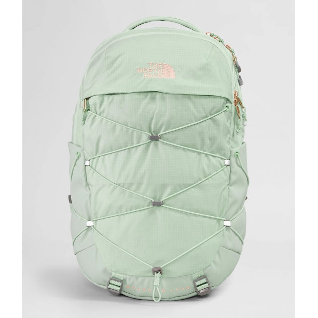 north face borealis luxe backpack TNF Women's Frost Grey Gold Lively Athletics The exterior is treated with a durable water The North Face - Borealis
