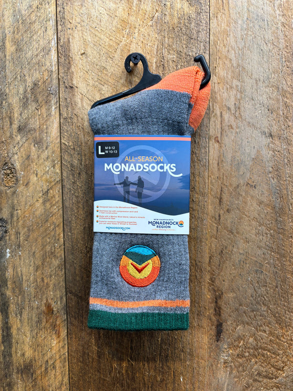 TED'S All-Season Monadsocks, Large. Mens Size 9-12, Womens Size 10-13